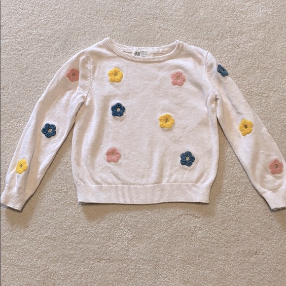 H&M Other - H&M Crewneck Flower Sweater